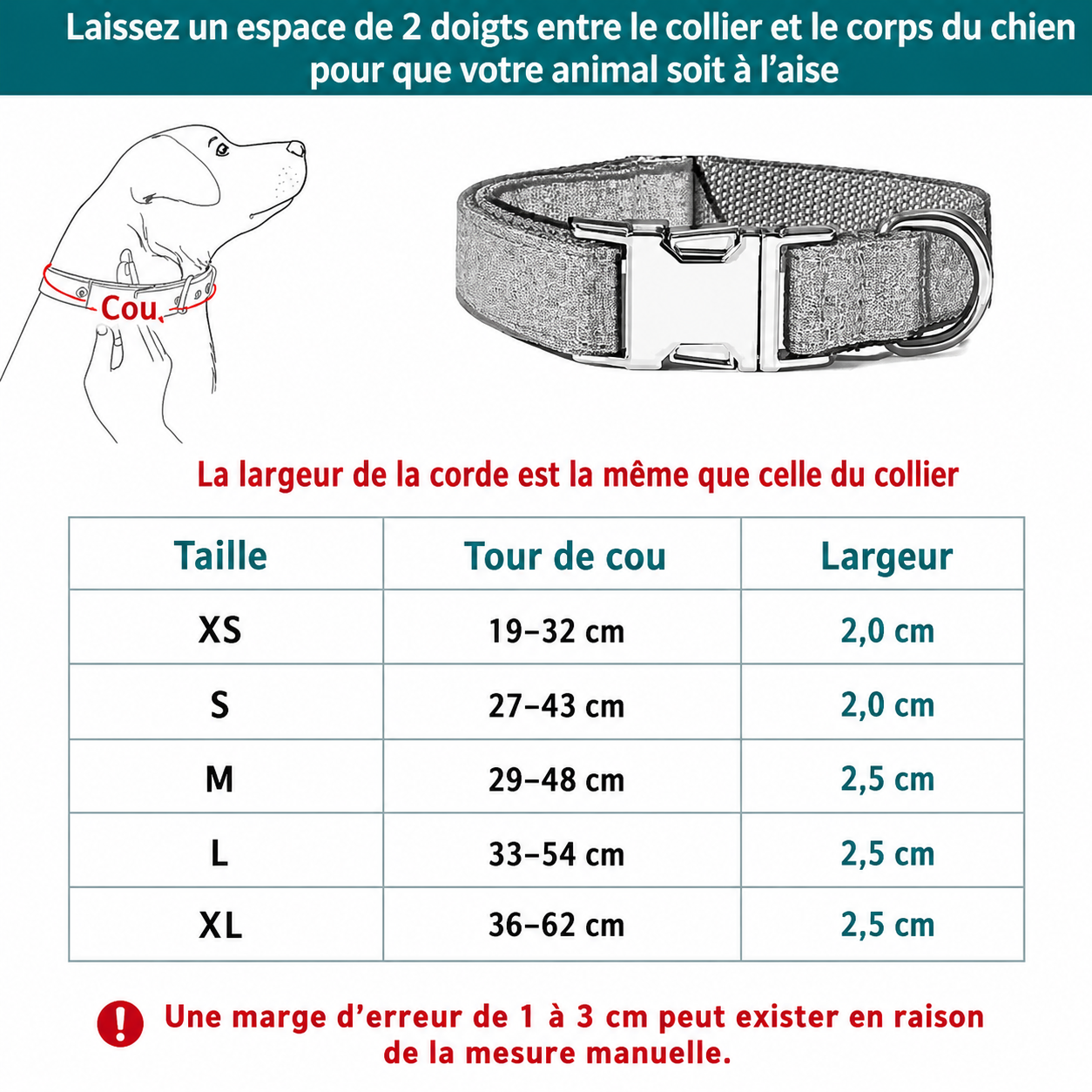 Collier Nylon Fantaisie Personnalisé pour Chien – Fun et personnalisé