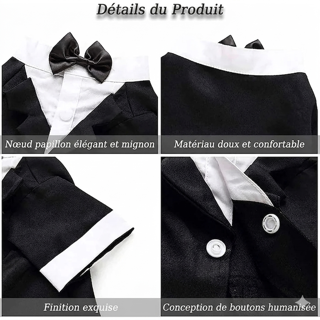 Costume Smoking pour Chien – Le plus élégant de la meute