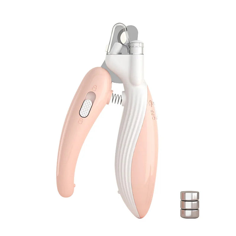 Coupe-Ongles avec Lumière LED pour Chien et Chat – Précis et sans stress