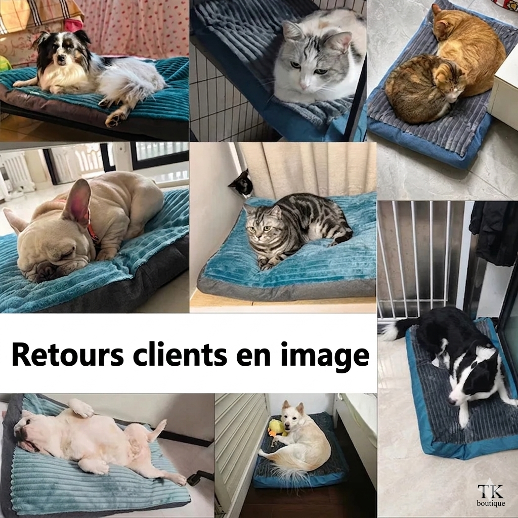 Matelas Ultra-Doux pour Chat et Chien – Le luxe à quatre pattes