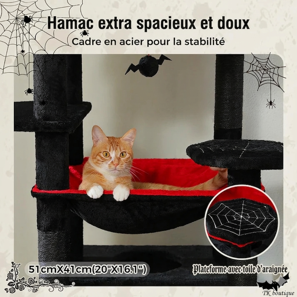 Arbre à Chat Multi-Niveaux – Son royaume à lui