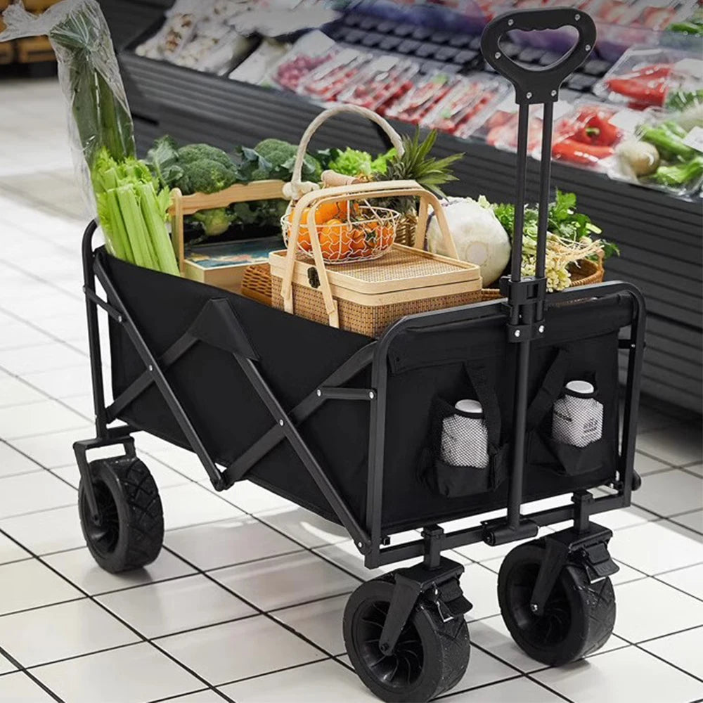 Chariot Balade Pliable pour Chien – Toit Amovible, Tout-Terrain, 200 kg