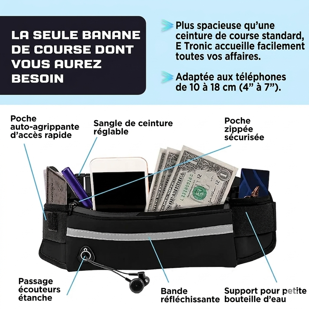 Laisse Mains Libres pour Chien – Idéale pour le Canicross et le Running