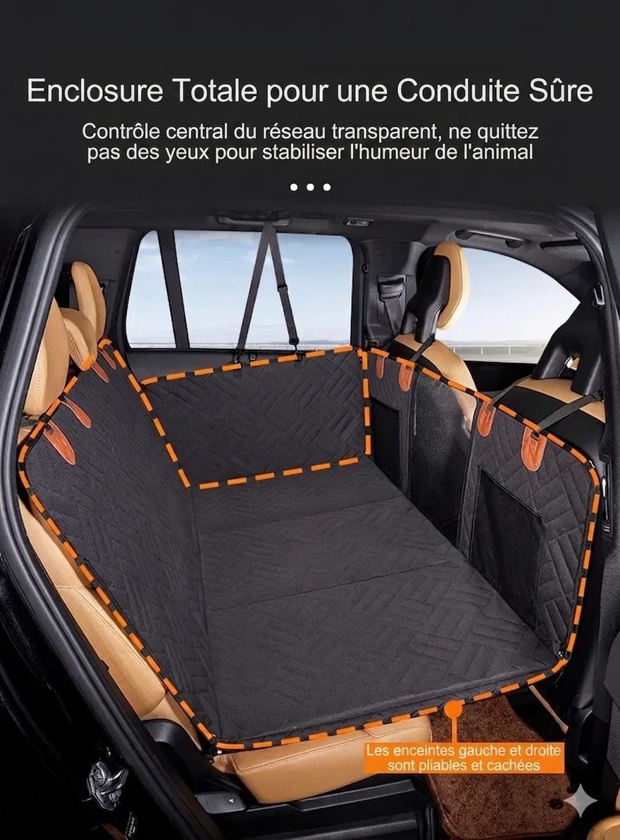 Protection de Siège Voiture Premium pour Chien – Voiture impeccable, trajet zen