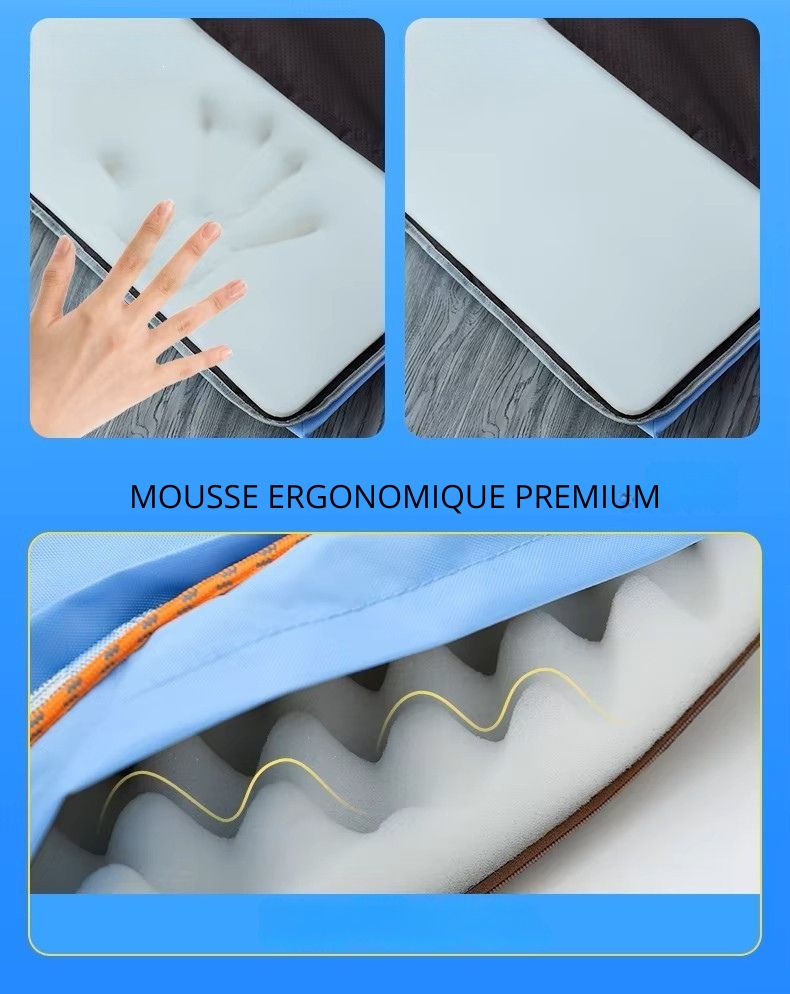 Matelas Rafraîchissant avec Oreiller pour Chien – Confort & Fraîcheur Garantis
