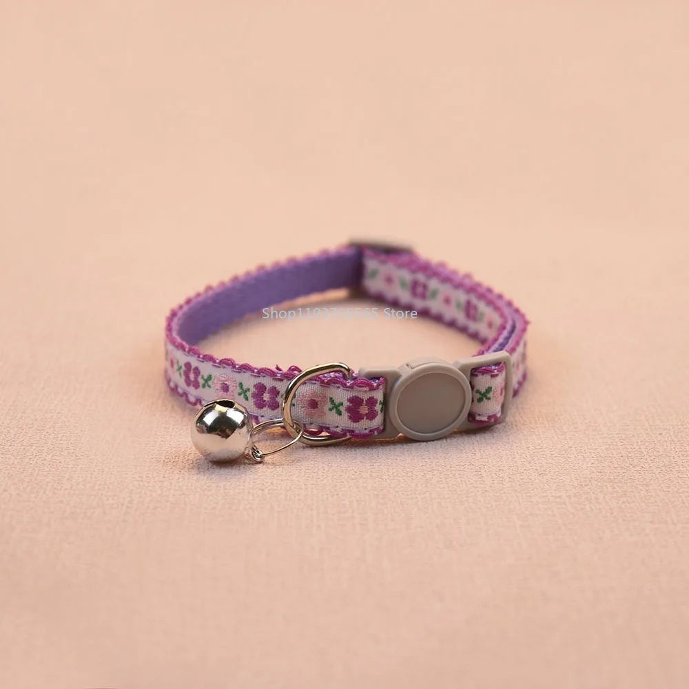 Collier Fleuri pour Chat – Féminin et délicat