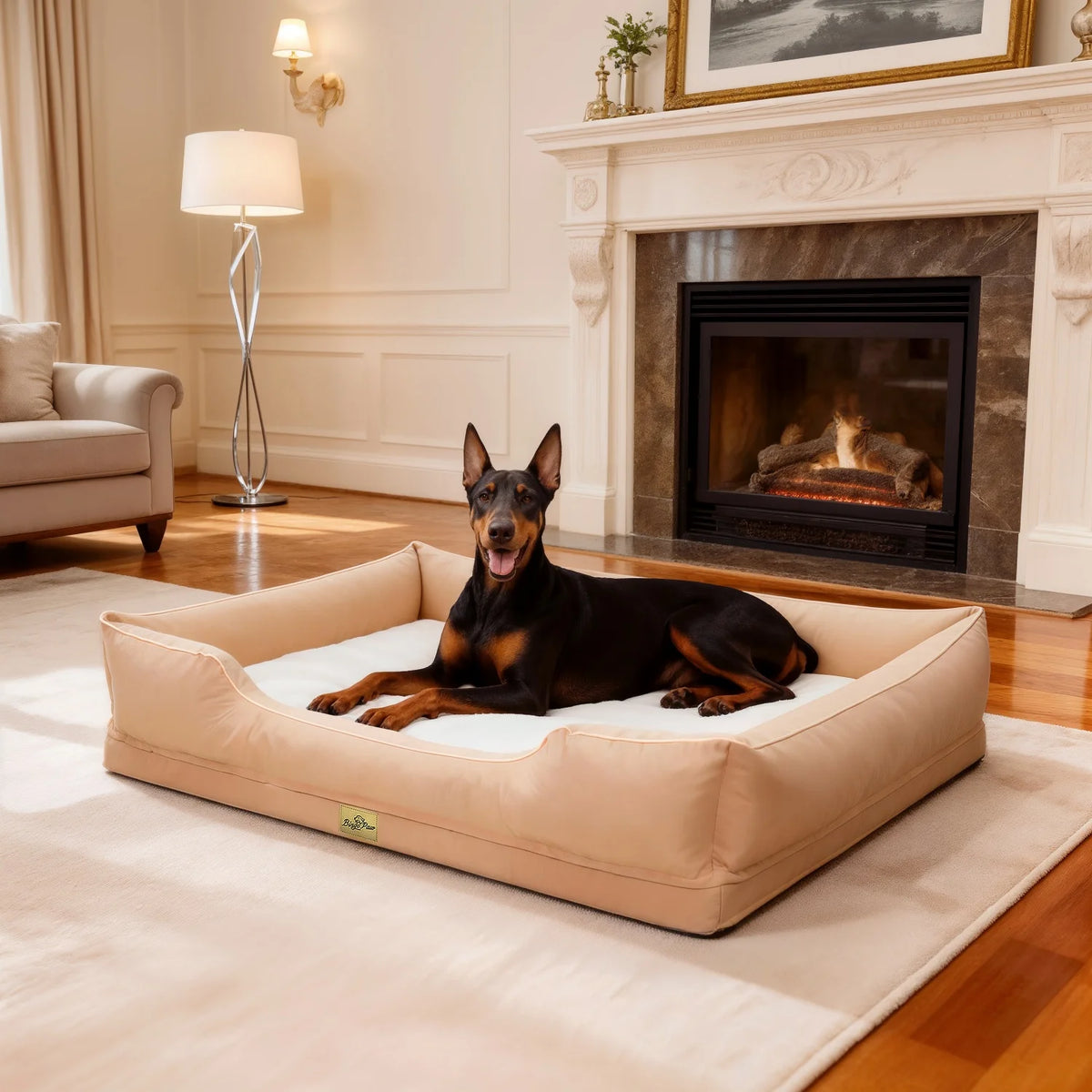 Panier - Lit Orthopédique pour Chien | Tailles M à 3XL