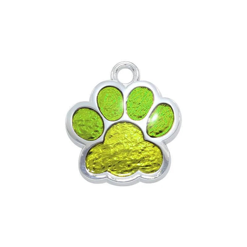 Médaille Pailletée – Gravée et Personnalisable pour Chien et Chat