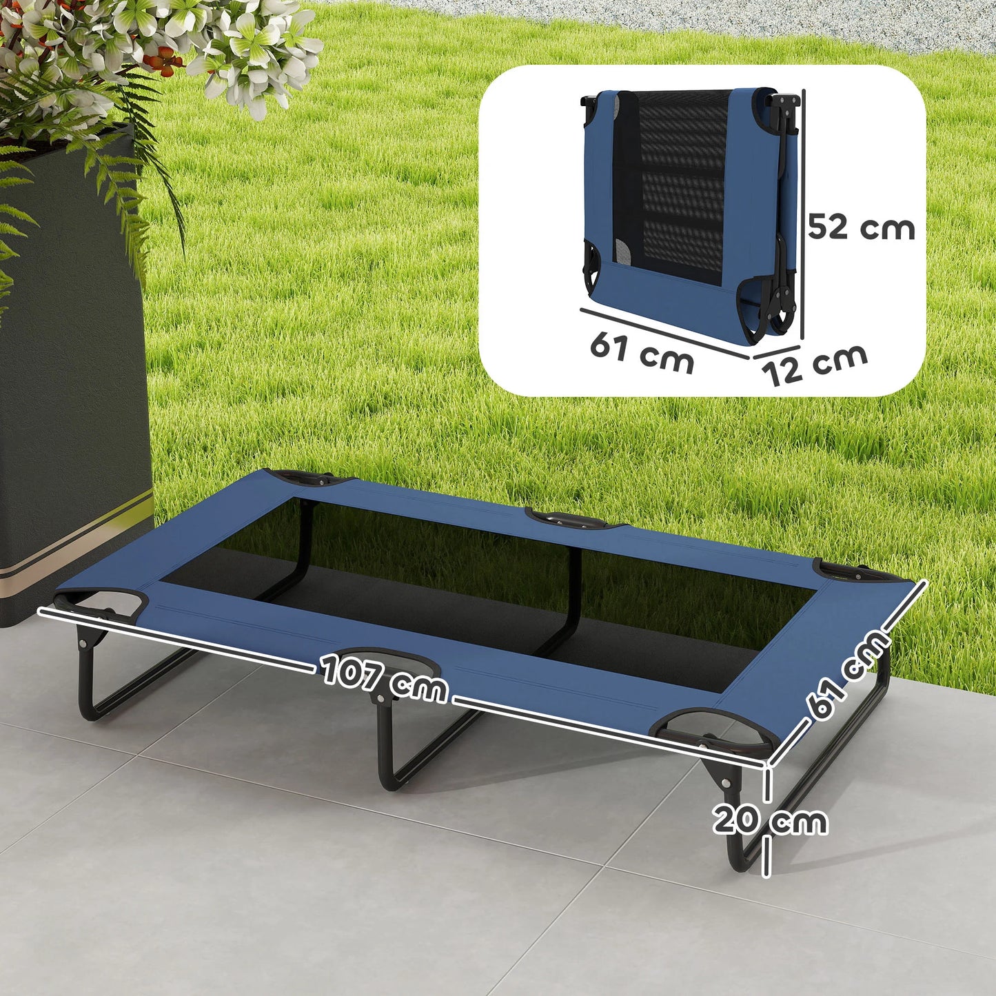 Lit d'été Surélevé Respirant – Pliable
