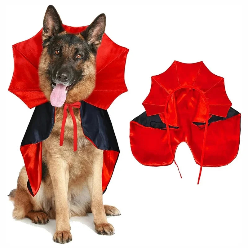 Cape de Vampire pour Chien et Chat – Costume Halloween Dracula
