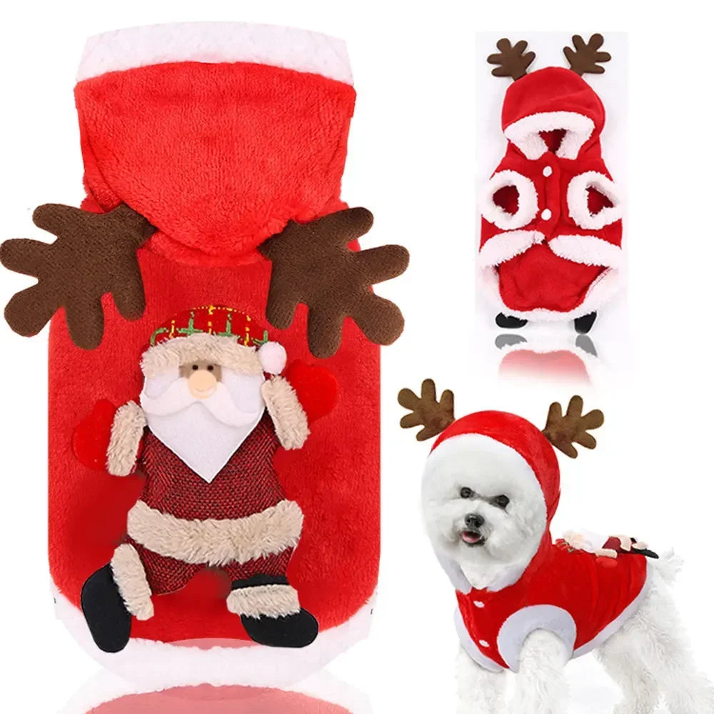 Tenue de Noël pour petits et moyens chiens – Douceur festive