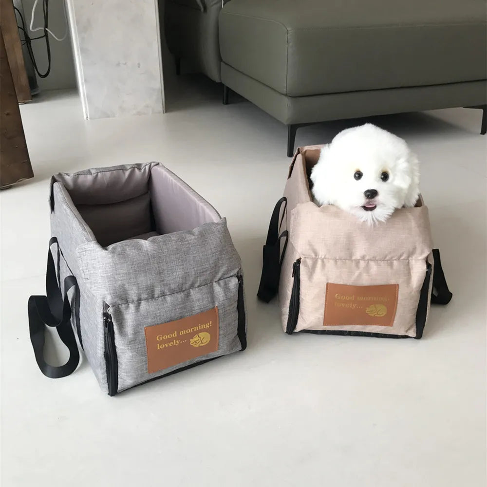 Siège de Voiture pour Chien – Il voyage, tu conduis serein