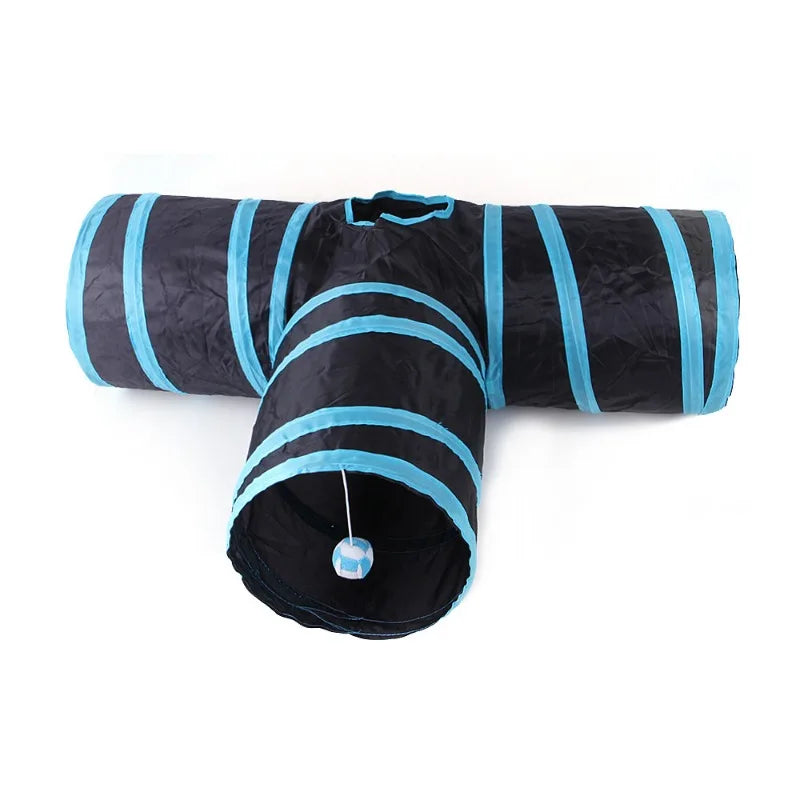 Tunnel de Jeu Pliable pour Chat – Cache-cache, poursuite & sieste garantis !