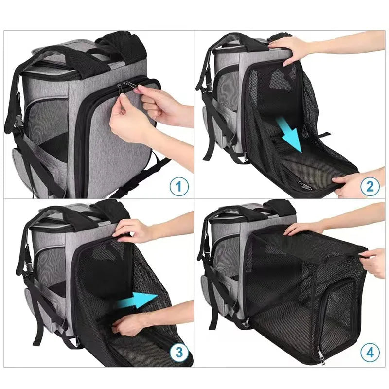 Sac à Dos de Transport pour Chat et Chien – L'aventure ensemble