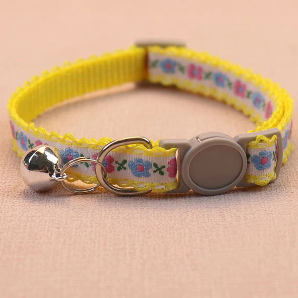 Collier Fleuri pour Chat – Féminin et délicat