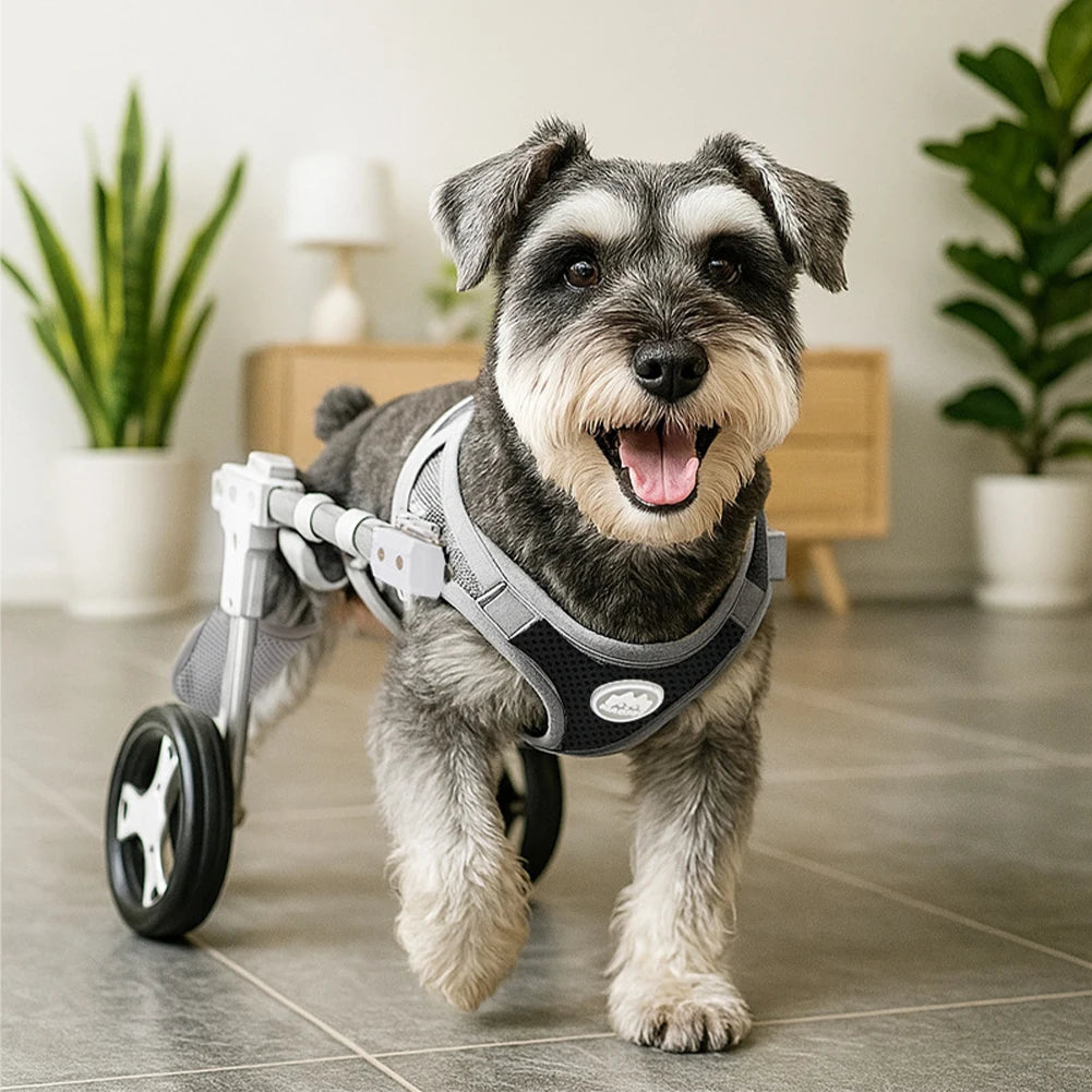 Fauteuil roulant pour pieds arrière, Support auxiliaire arrière, pour animaux de compagnie handicapés, rééducation par paralysie, fauteuil roulant léger pour chien
