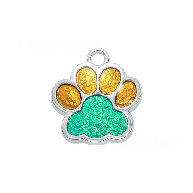 Médaille Pailletée – Gravée et Personnalisable pour Chien et Chat