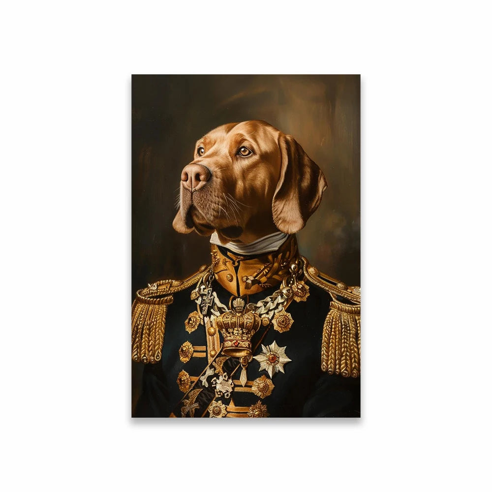 Portrait Royal Personnalisé de votre Animal d'après Photo