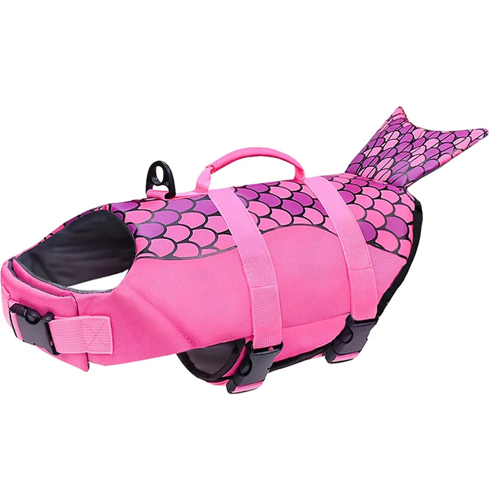 Gilet de Sauvetage Fantaisie pour Chien – Requin ou Sirène 🦈🧜‍♀️