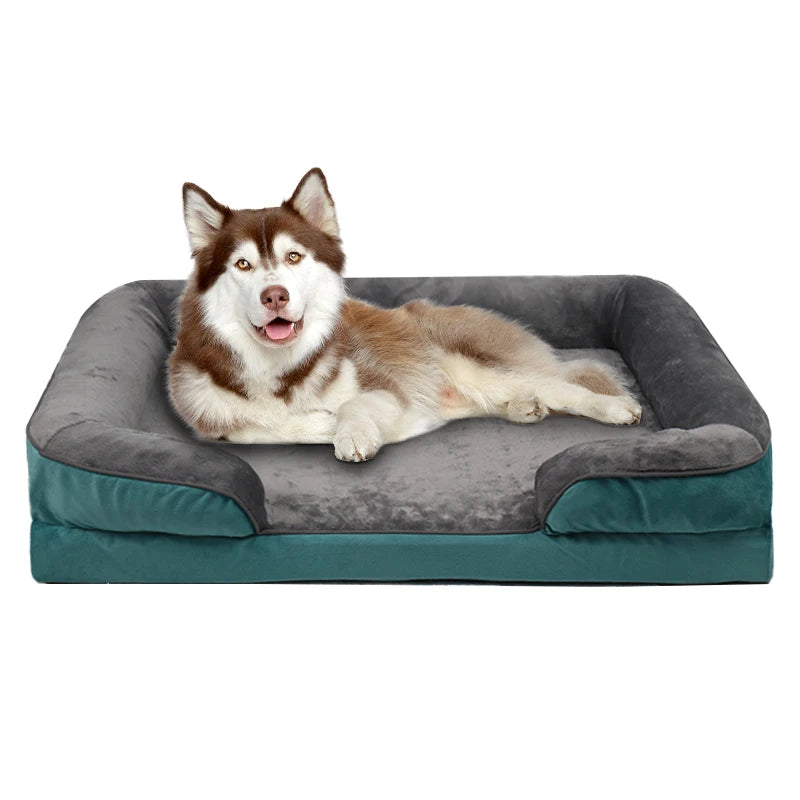 Lit Orthopédique pour Chien – Mousse Mémoire de Forme & Soutien Articulaire