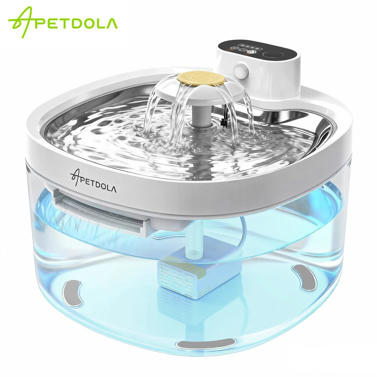 Fontaine à Eau Sans Fil pour Chat & Chien – Capteur Automatique