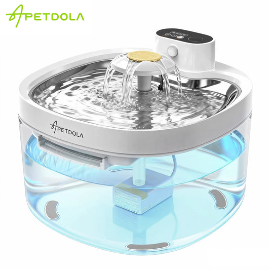 Fontaine à Eau Sans Fil pour Chat & Chien – Capteur Automatique