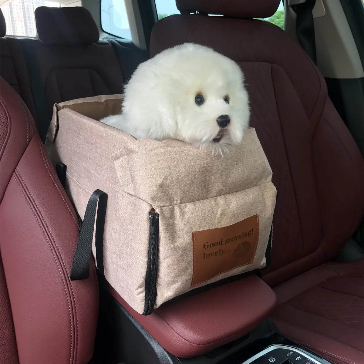 Siège de Voiture pour Chien – Il voyage, tu conduis serein