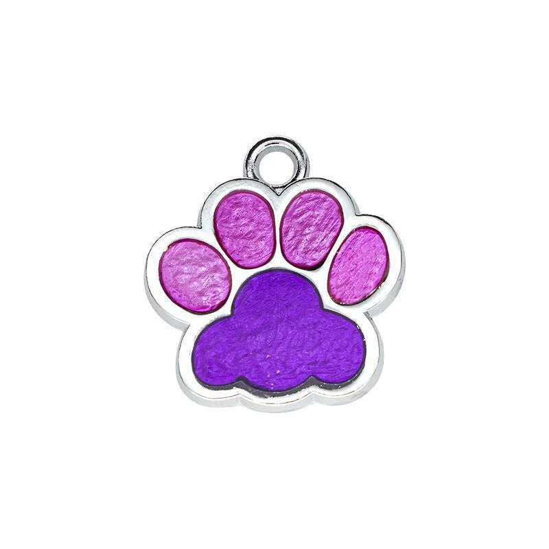 Médaille Pailletée – Gravée et Personnalisable pour Chien et Chat