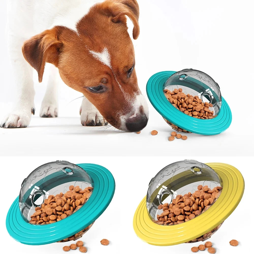 Jouet Distributeur Interactif pour Chien –  Frisbee & Distributeur de Friandises