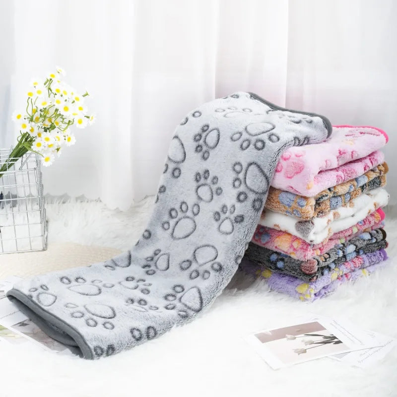 Couverture en Velours Polaire Douce Multiusage pour Chien et Chat | Chaude & Douilette | 60x40 à 100x76cm