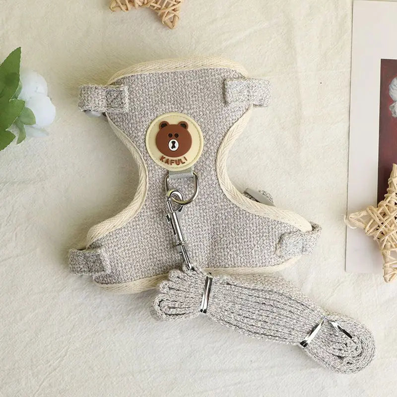 Harnais Motif Ours pour Chat et Chaton – Trop craquant !