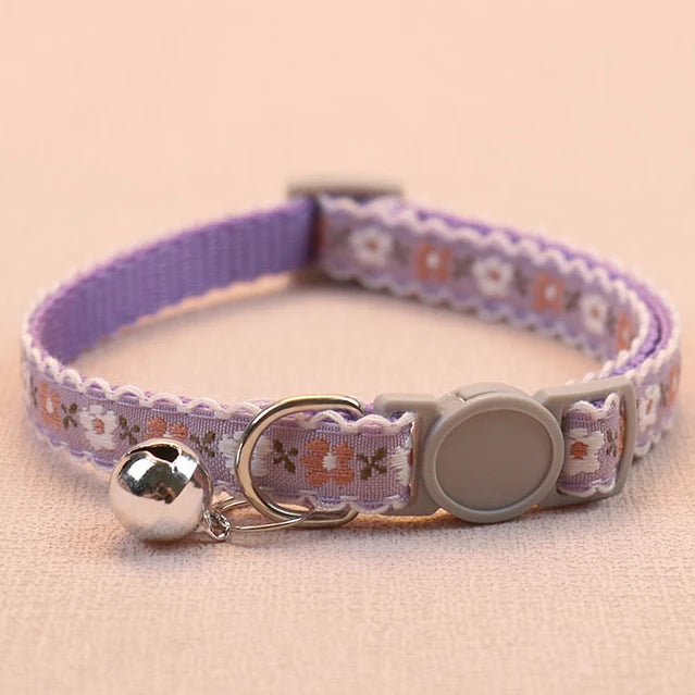 Collier Fleuri pour Chat – Féminin et délicat