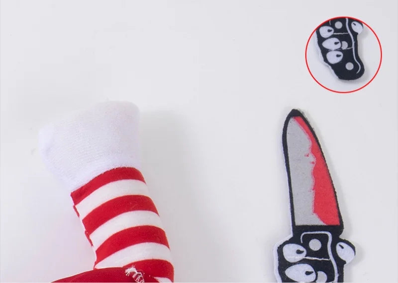 Costume Halloween Chucky pour Chien | Perruque & Bras en Peluche Inclus | S à XL
