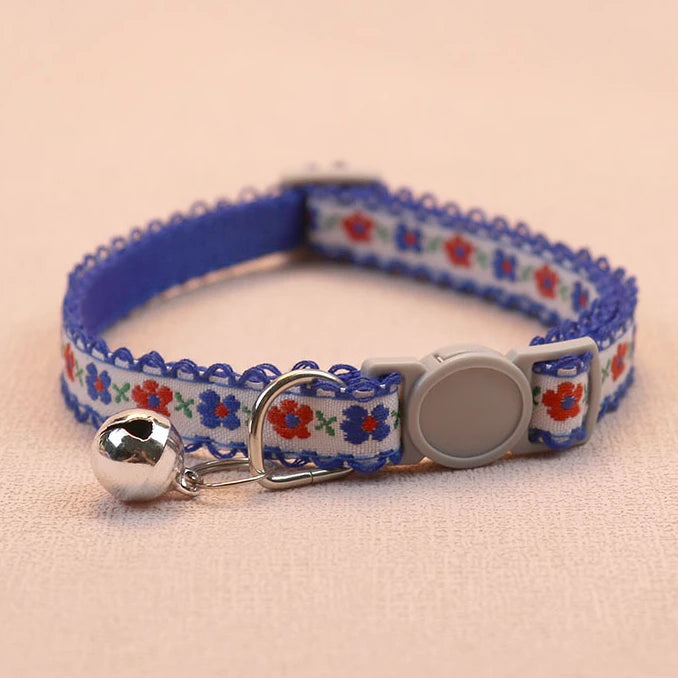 Collier Fleuri pour Chat – Féminin et délicat