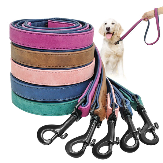 Laisse en Similicuir Premium pour Chien – Élégante et résistante