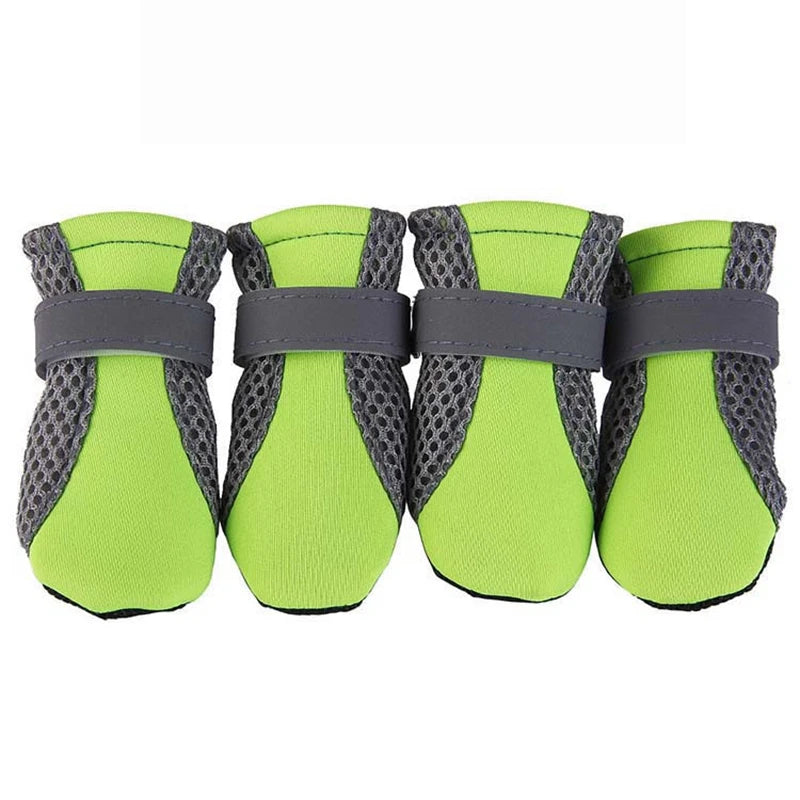 Chaussures d'été pour Chien – Légères, Respirantes & Réfléchissantes | Lot de 4