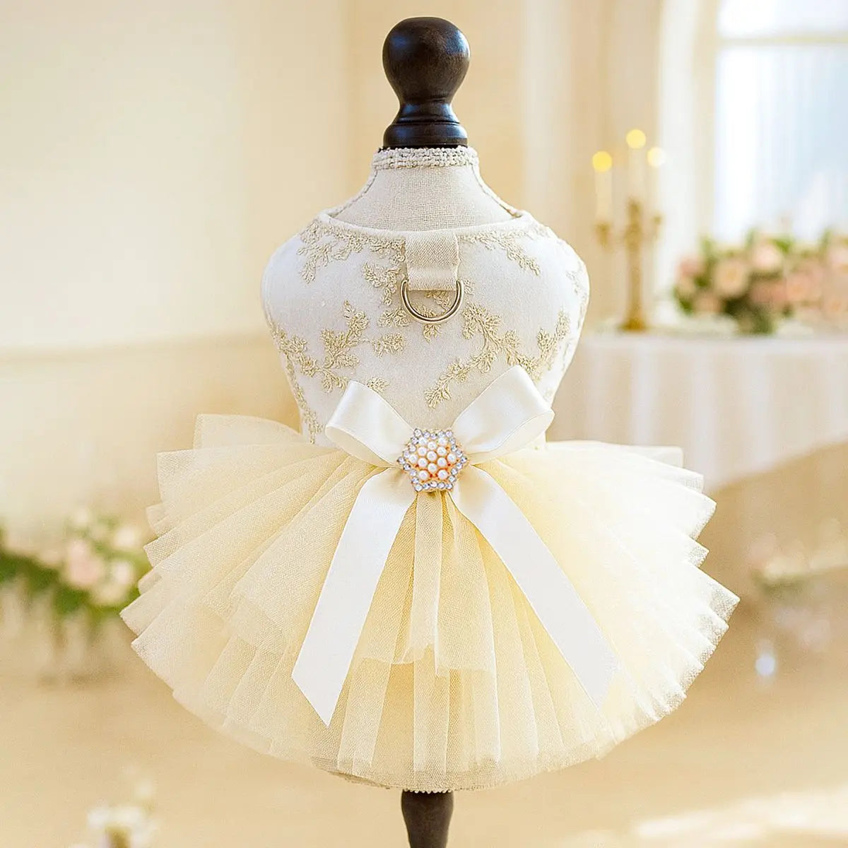 Robe Élégante pour Chienne – Belle comme une princesse