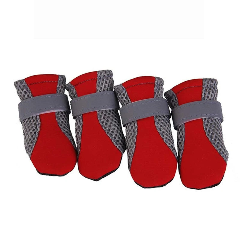 Chaussures d'été pour Chien – Légères, Respirantes & Réfléchissantes | Lot de 4