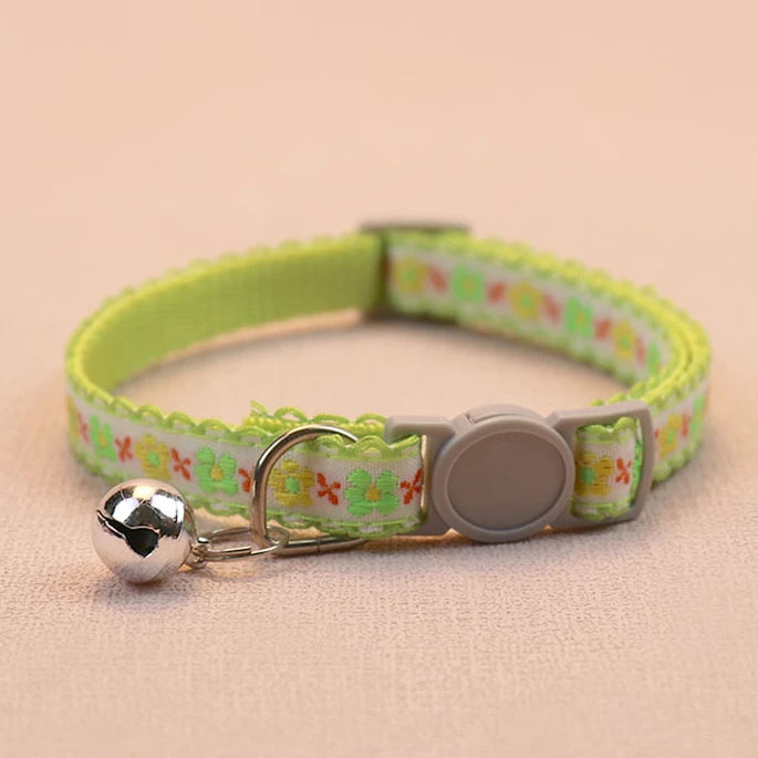 Collier Fleuri pour Chat – Féminin et délicat