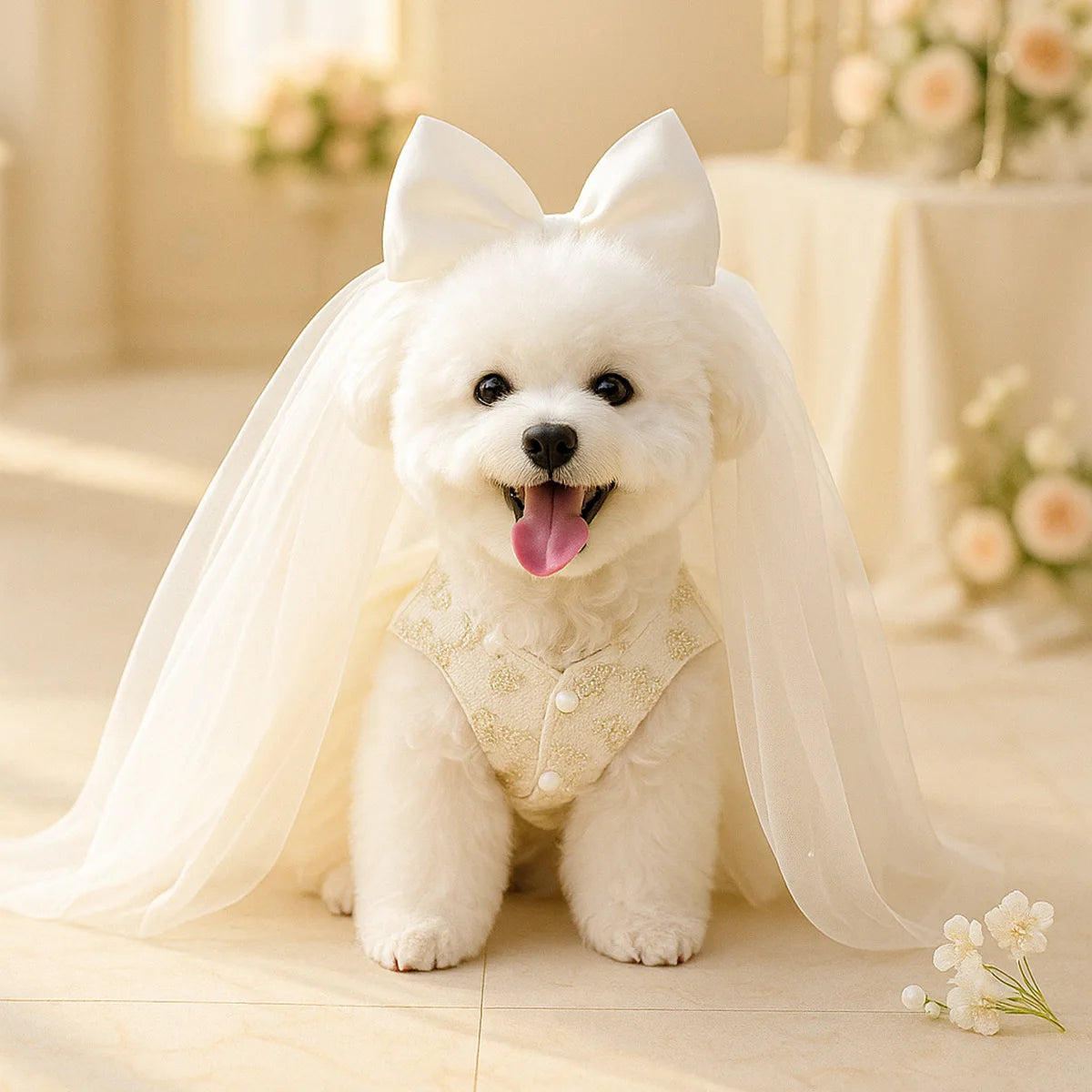 Robe Élégante pour Chienne – Belle comme une princesse