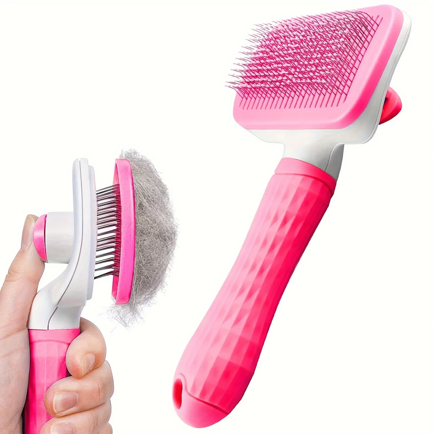 Brosse Auto-Nettoyante pour Chien et Chat – Fini les poils partout