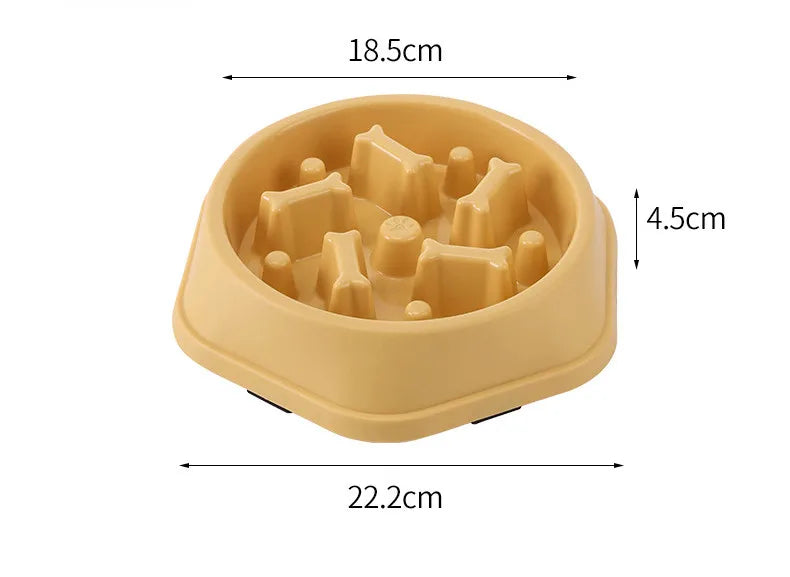 Gamelle Anti-Glouton pour Chien - Alimentation Lente et Saine