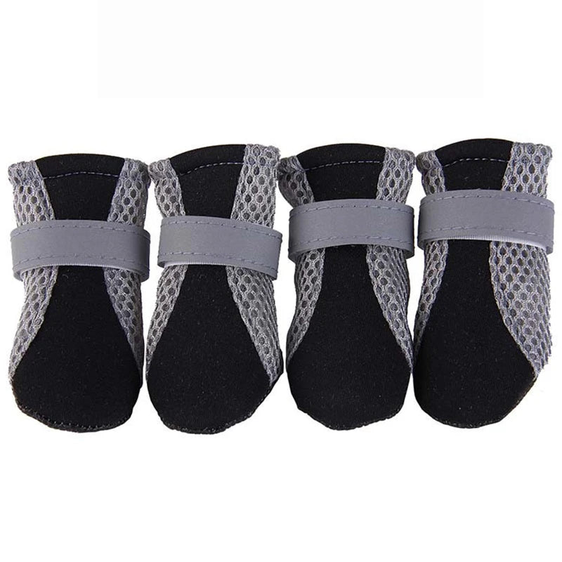 Chaussures d'été pour Chien – Légères, Respirantes & Réfléchissantes | Lot de 4