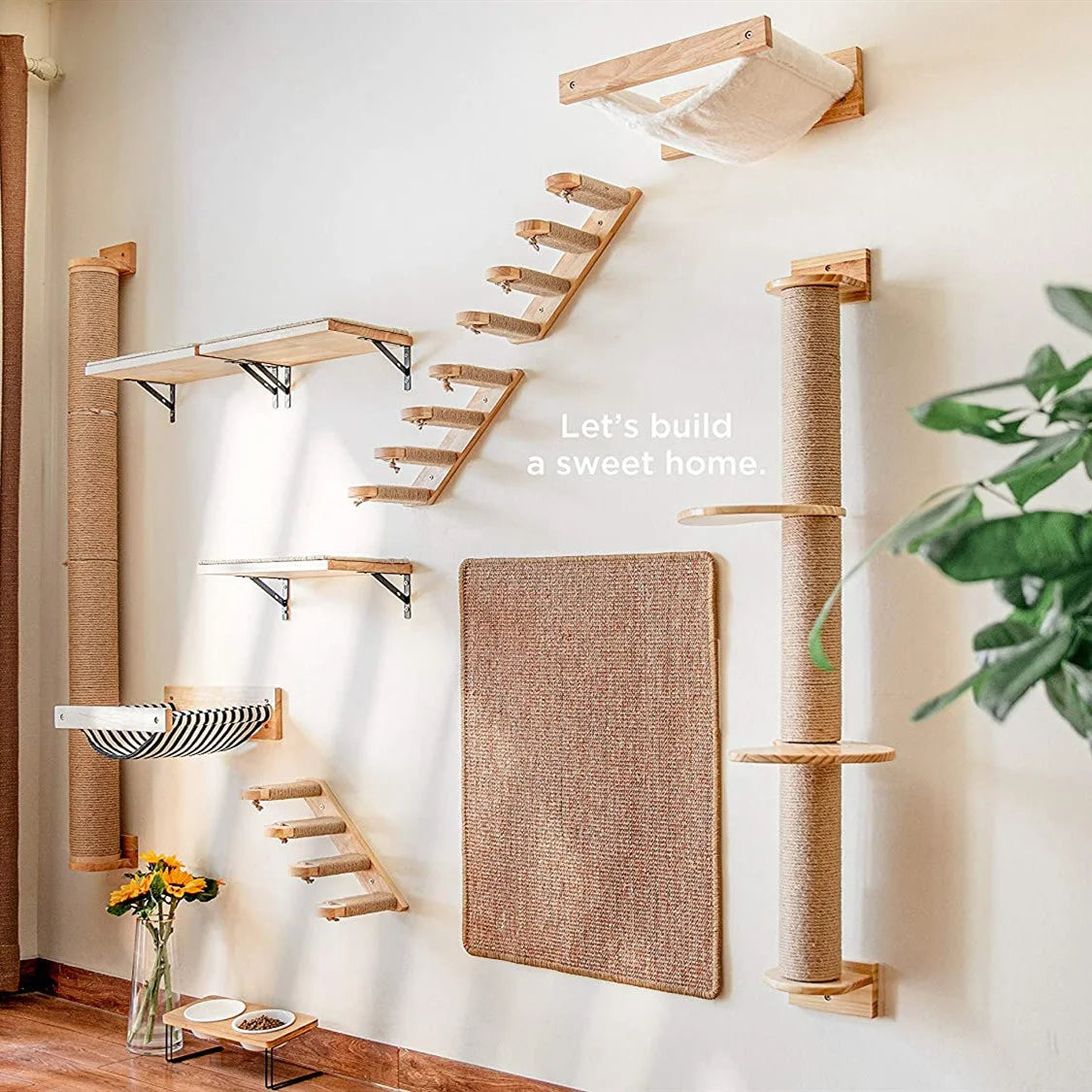 Parcours Mural pour Chat – Son terrain de jeu vertical