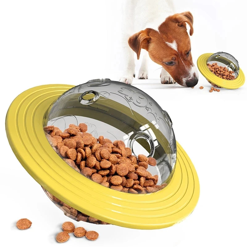 Jouet Distributeur Interactif pour Chien –  Frisbee & Distributeur de Friandises
