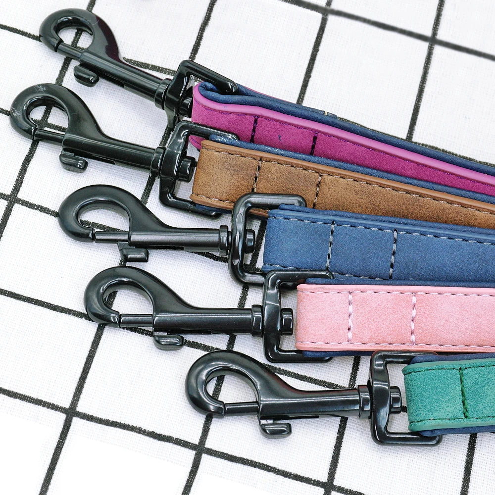 Laisse en Similicuir Premium pour Chien – Élégante et résistante