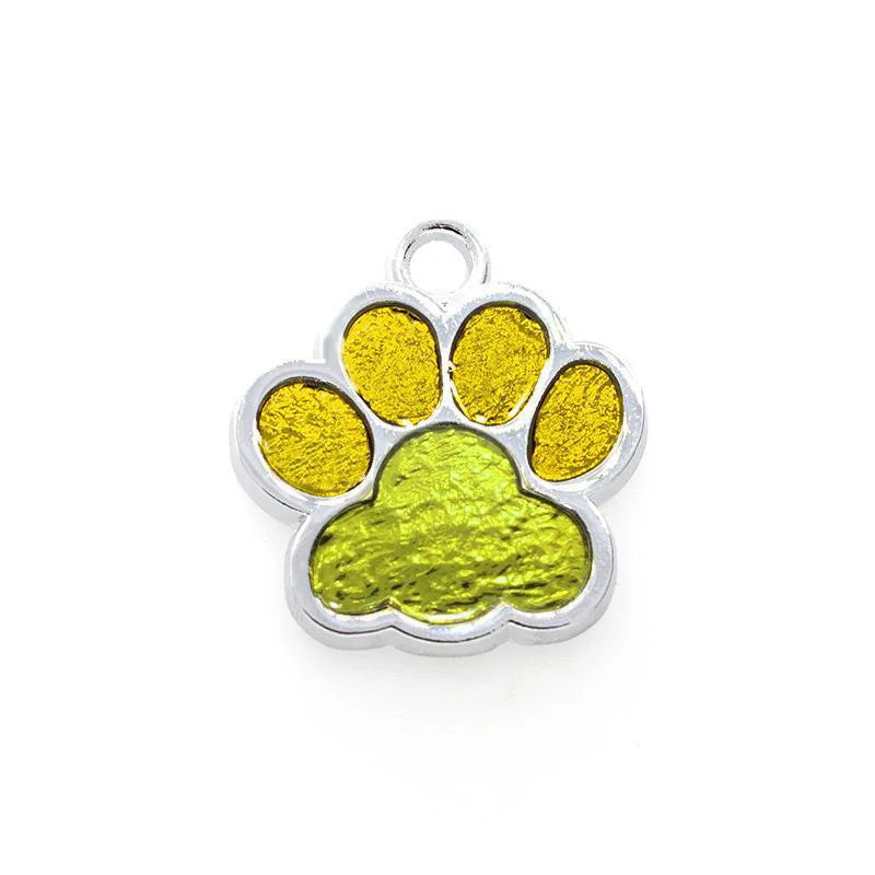 Médaille Pailletée – Gravée et Personnalisable pour Chien et Chat
