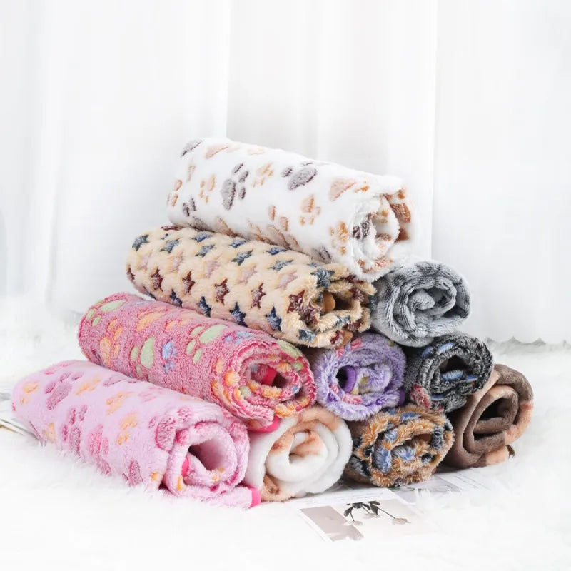 Couverture en Velours Polaire Douce Multiusage pour Chien et Chat | Chaude & Douilette | 60x40 à 100x76cm