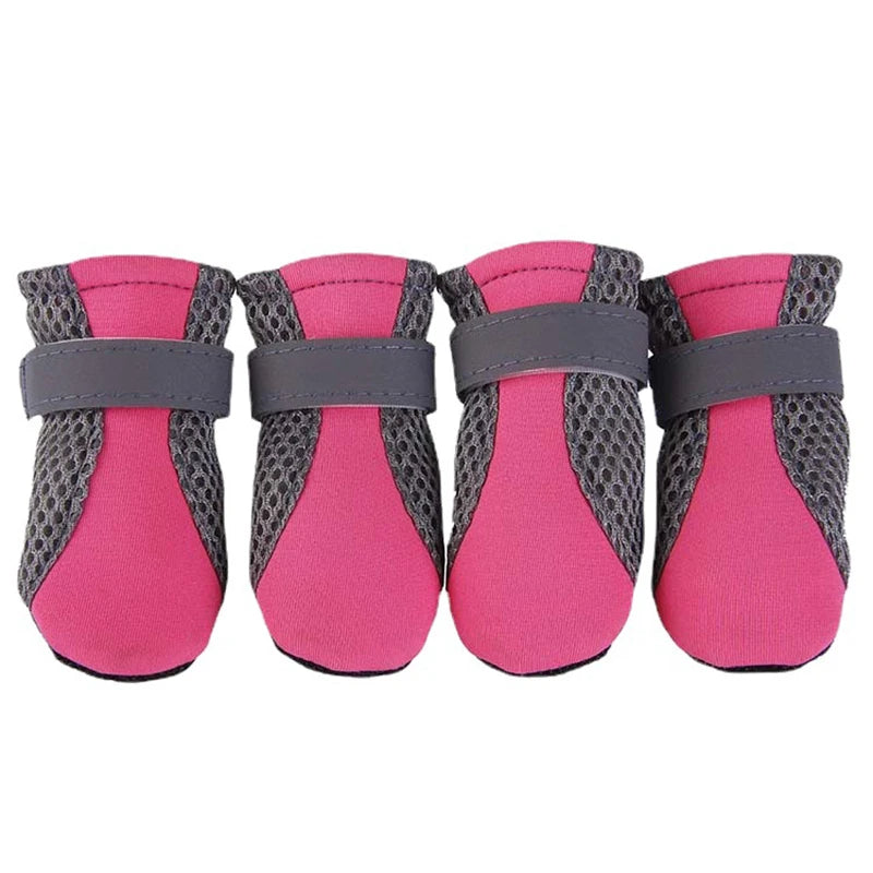 Chaussures d'été pour Chien – Légères, Respirantes & Réfléchissantes | Lot de 4