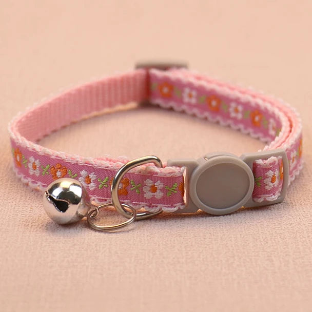 Collier Fleuri pour Chat – Féminin et délicat
